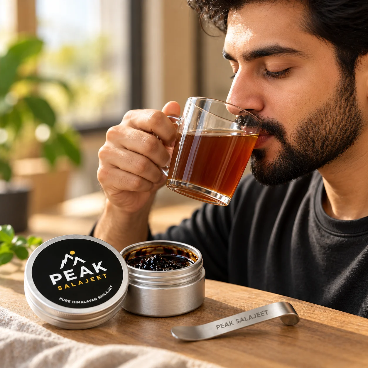 Step 4: enjoy the prepared PeakSalajeet drink as directed on your pack.
